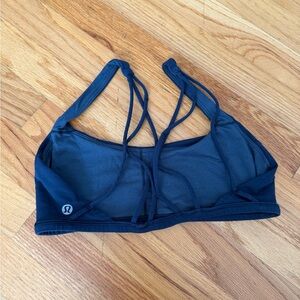 lululemon athletica Deep Blue Strappy Sports Bra